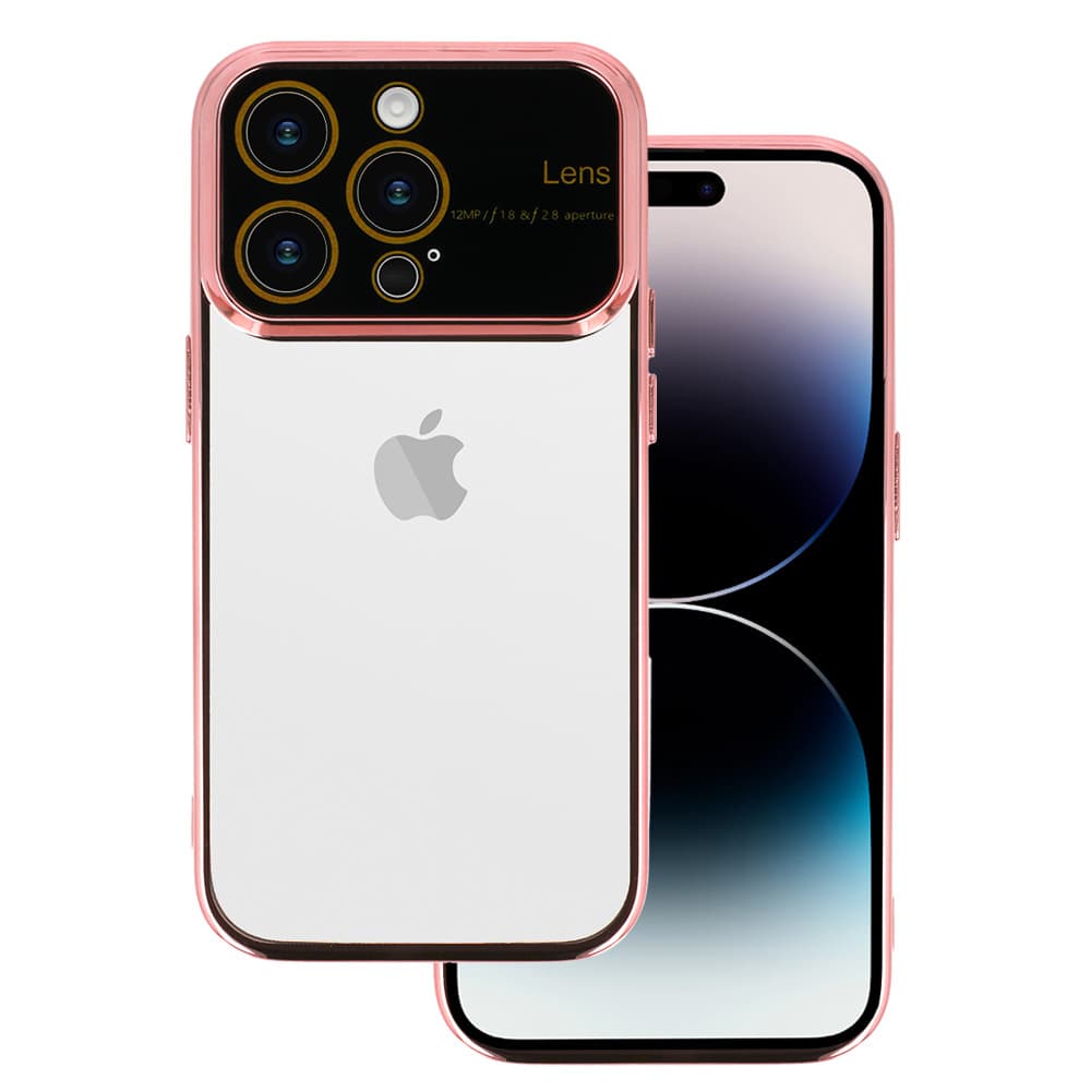 Pouzdro Electro Lens pro Iphone 13 Pro Rose gold - náhled 1