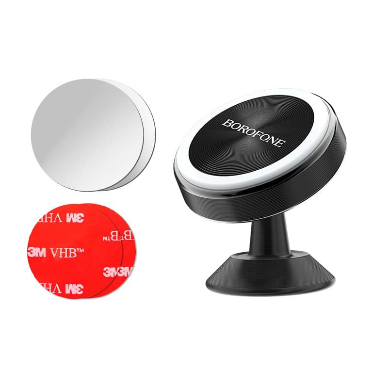 Magnetický držák do auta Borofone BH5 Platinum černý - náhled 1