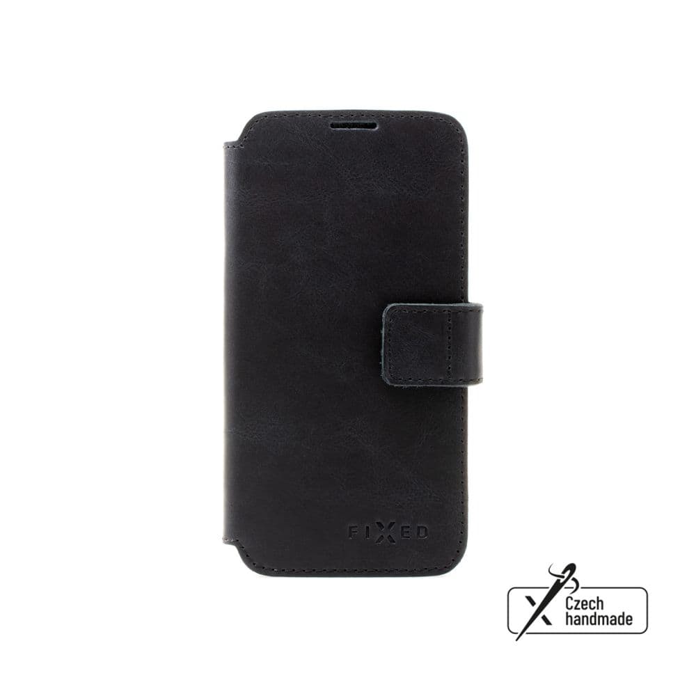 Kožené pouzdro typu kniha FIXED ProFit pro Samsung Galaxy S24, černé - náhled 1