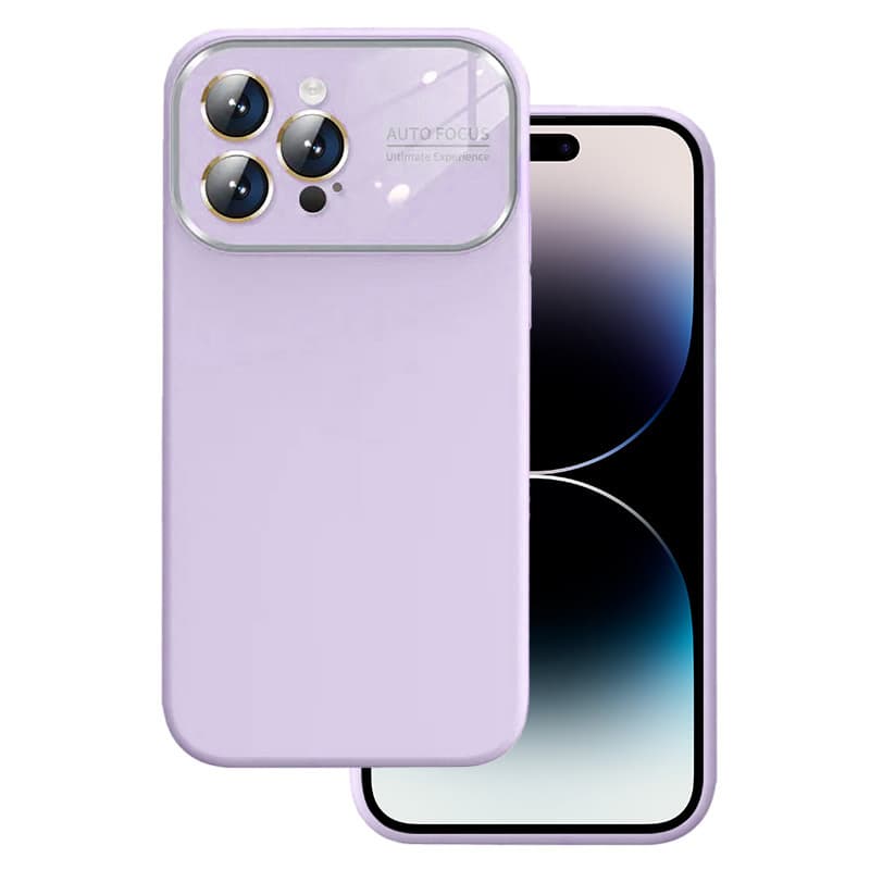 Zadní pouzdro TopQ Soft Lens pro Iphone 15 Plus světle fialové - náhled 1