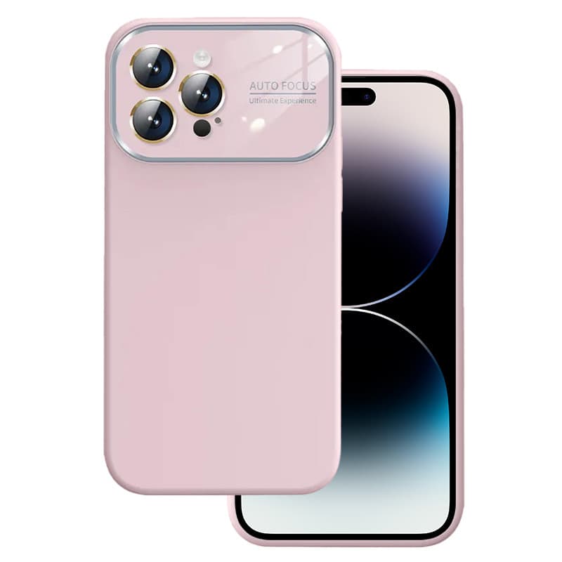 Zadní pouzdro TopQ Soft Lens pro Iphone 15 Plus světle růžové - náhled 1
