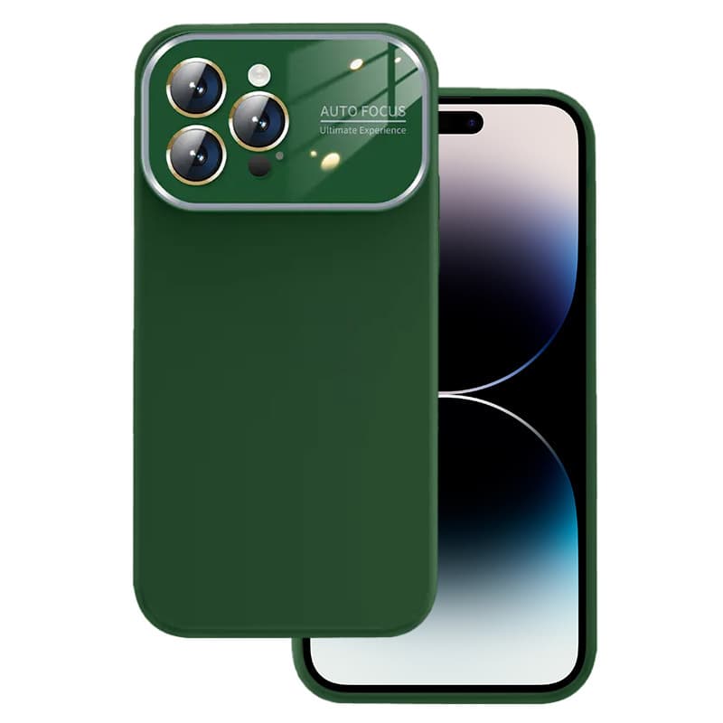 Zadní pouzdro TopQ Soft Lens pro Iphone 15 Plus zelené - náhled 1
