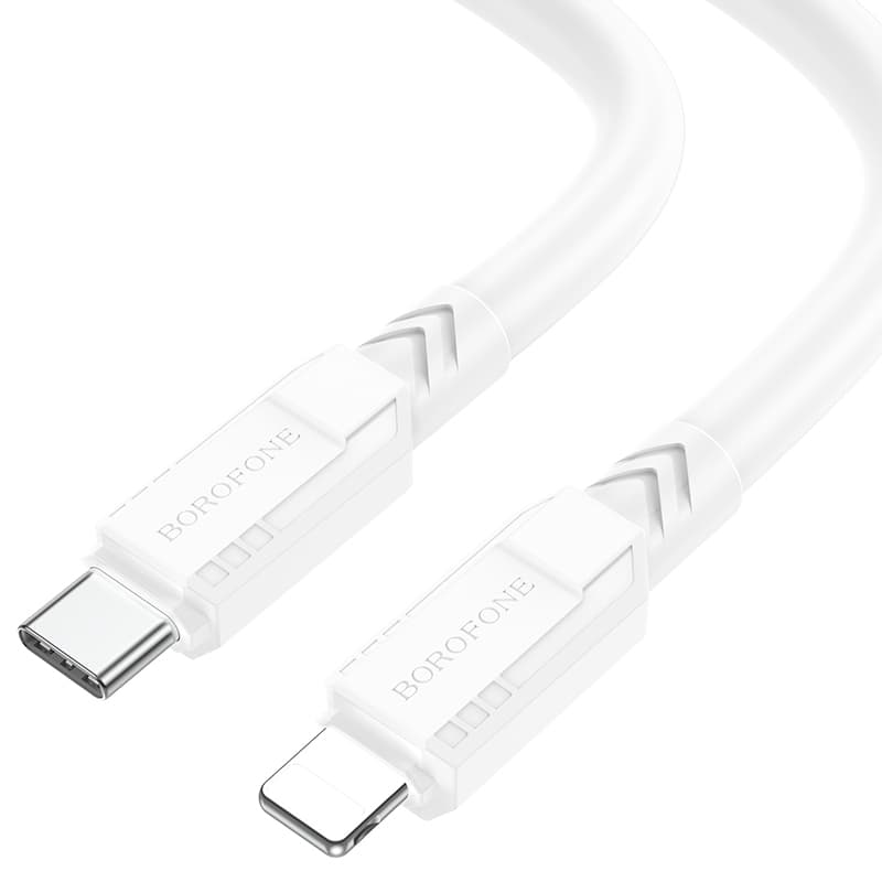 Kabel Borofone BX81 Goodway - Type C to Lightning - PD 20W 1 metr bílý - náhled 1