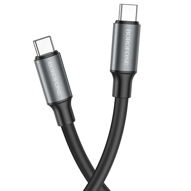 Borofone kabel BX82 Bountiful - typ C - 60W 3A 1 metr černý - náhled 1