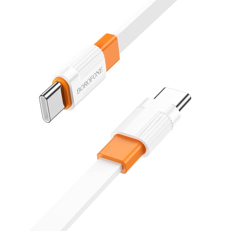 Borofone kabel BX89 Union - typ C - PD 60W 1 metr bílo-oranžový - náhled 1