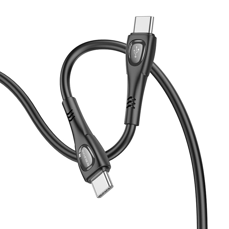Borofone kabel BX98 Superior - Typ C - PD 60W 3A 1 metr černý - náhled 1