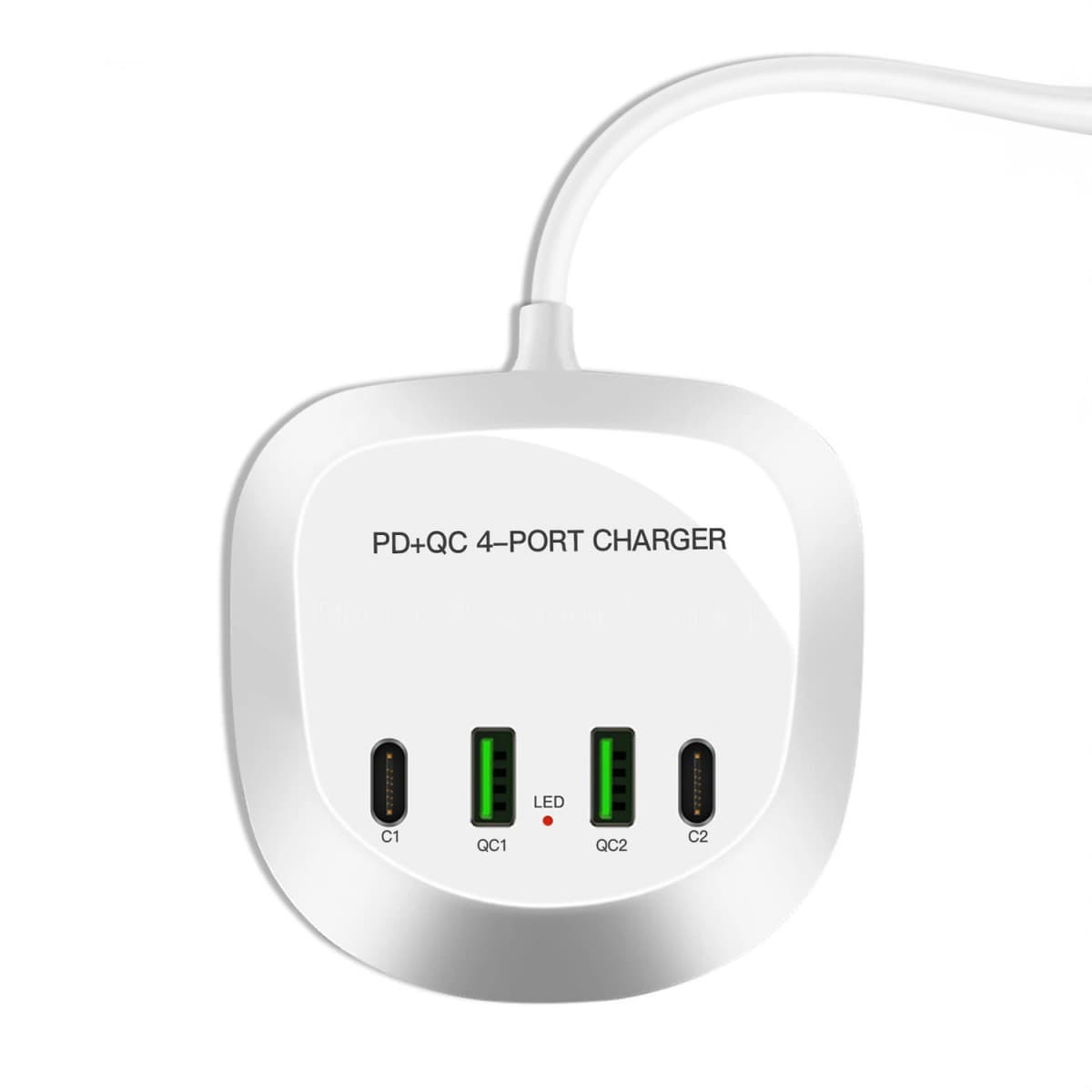 Adaptér T3P s funkcí rychlonabíjení 40W bílý - náhled 1