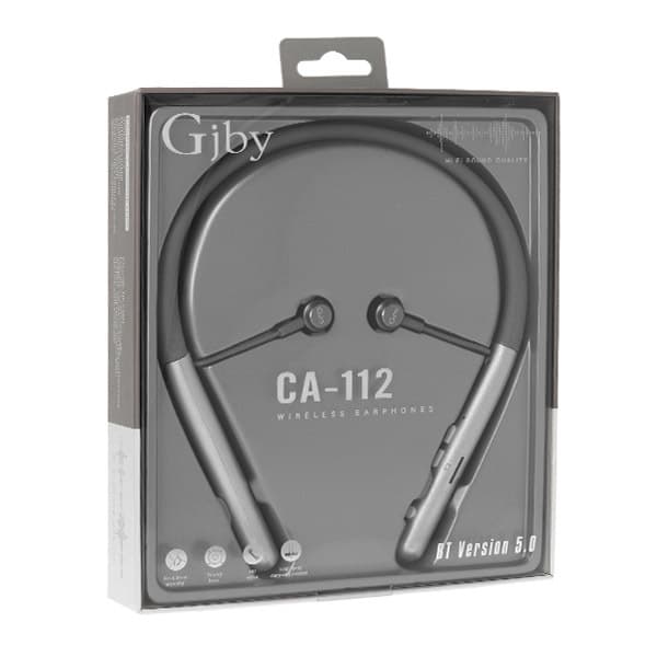 Bluetooth sluchátka GJBY CA-112 šedá - náhled 1