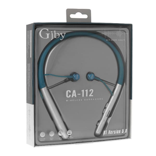 Bluetooth sluchátka GJBY CA-112 modrá - náhled 1