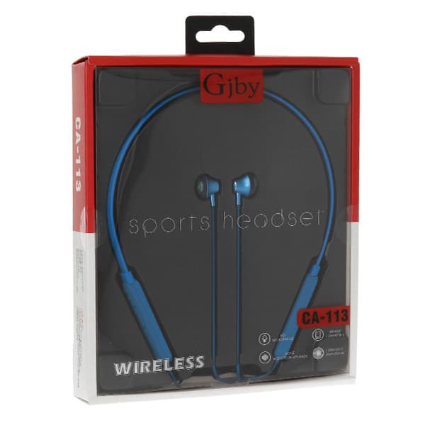 Bluetooth sluchátka GJBY SPORTS CA-113 modrá - náhled 1
