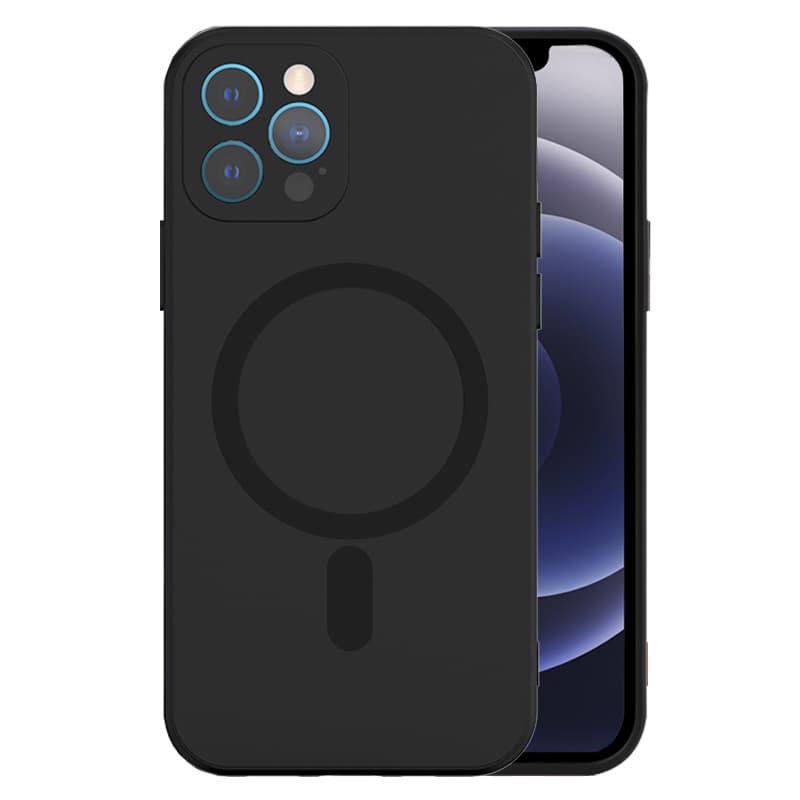 Zadní kryt TEL PROTECT MagSilicone pro Iphone 15 Pro Black - náhled 1