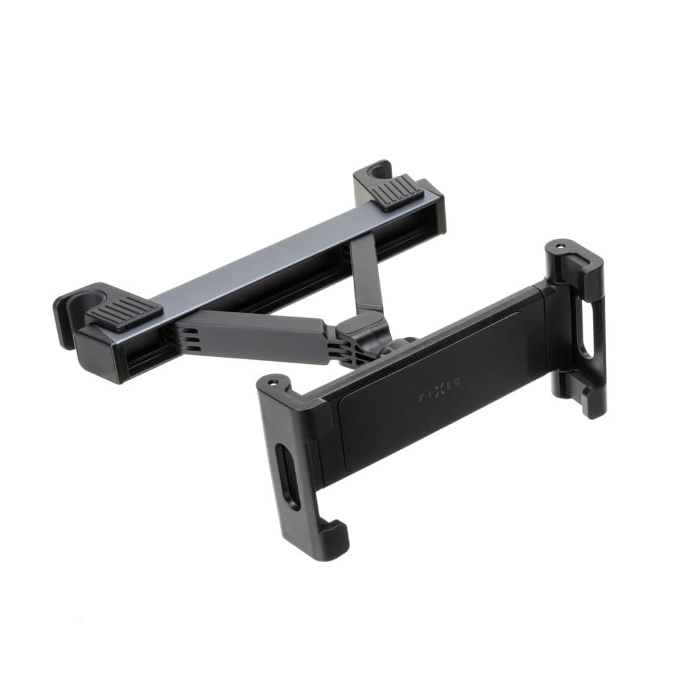 Univerzální držák pro tablety FIXED Passenger Max s uchycením do opěrky hlavy a posuvným ramenem, space gray - náhled 1
