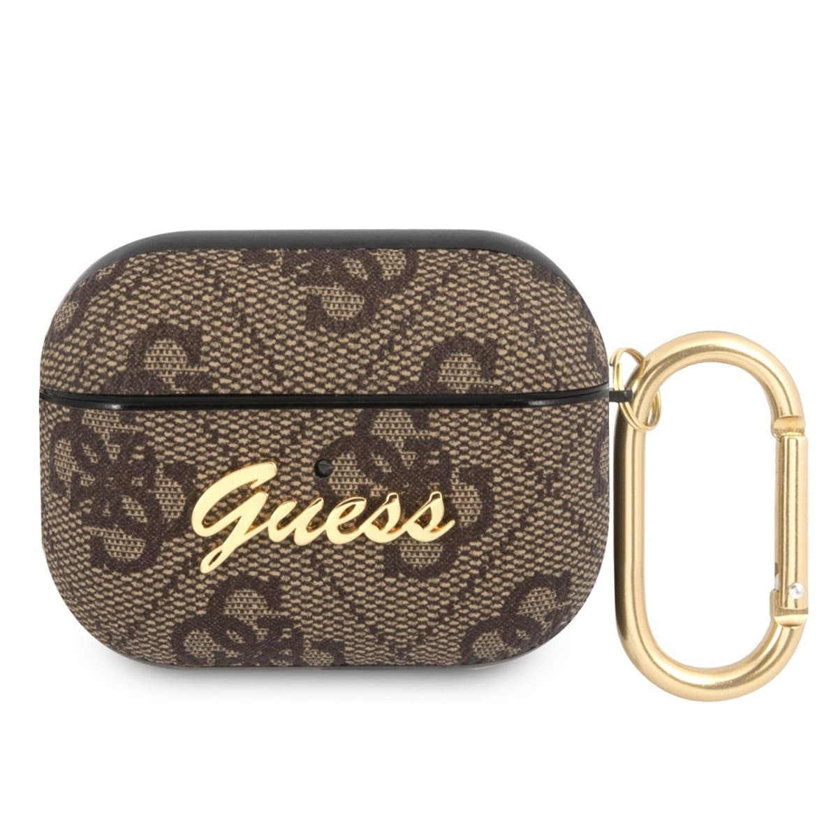 Guess 4G Script PC/PU Pouzdro pro Airpods Pro Brown - náhled 1