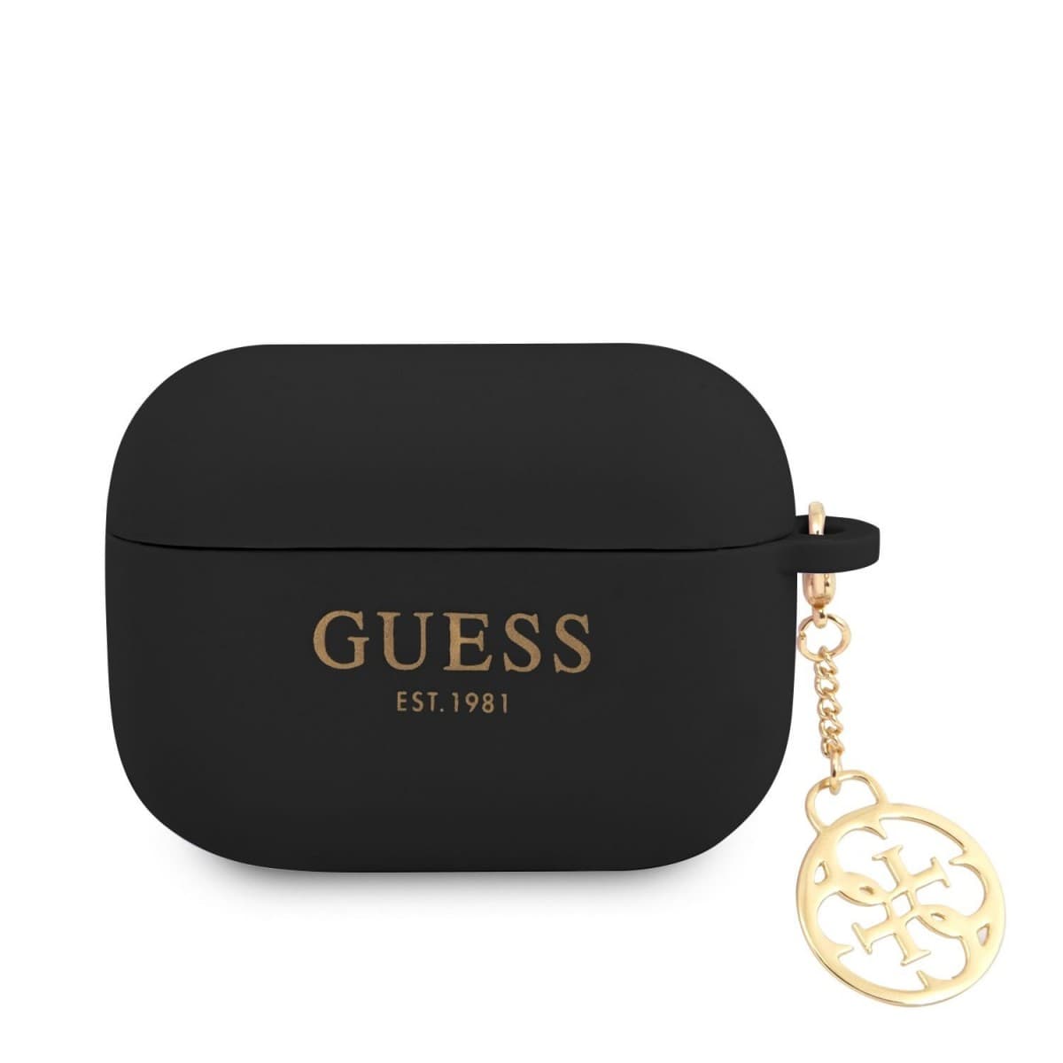 Guess 4G Charms Silikonové Pouzdro pro Airpods Pro Black - náhled 1