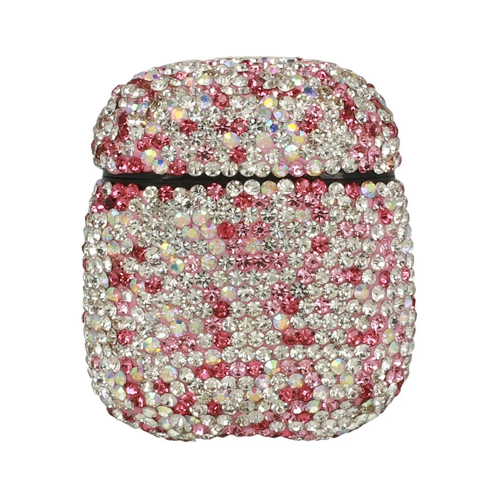 Diamantové pouzdro pro Airpods - růžové