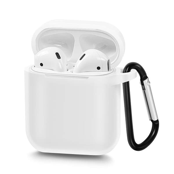 Silikonové pouzdro pro Airpods Type 1 - bílé - náhled 1