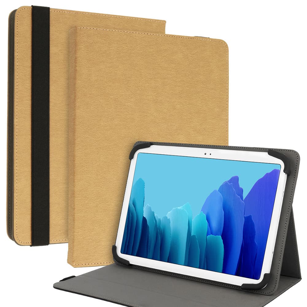 Kožené pouzdro na tablet Wonder 13" zlaté - náhled 1