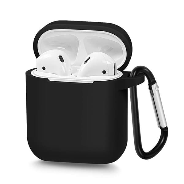 Silikonové pouzdro pro Airpods Type 1 černý - náhled 1