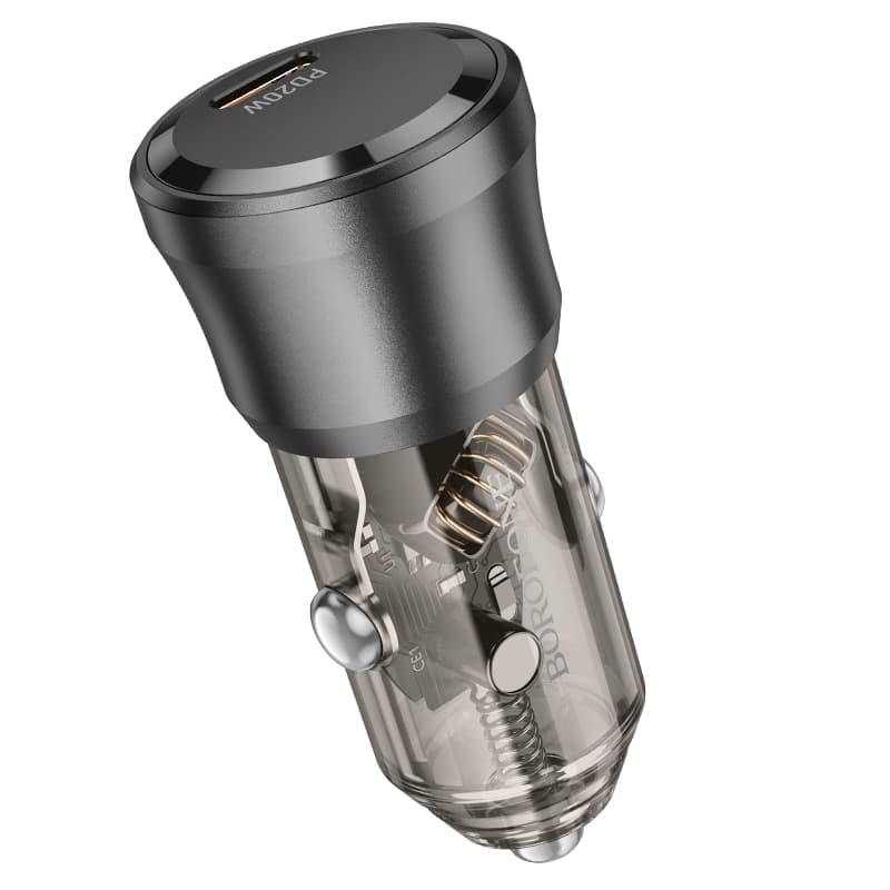 Adaptér do auta Borofone BZ24 s funkcí rychlonabíjení 20W černý - náhled 1
