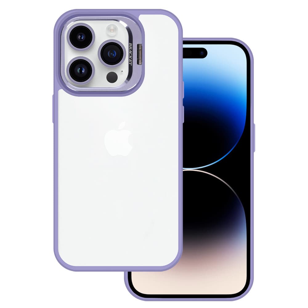 Pouzdro Tel Protect Kickstand pro Iphone 14 Pro Max světle fialové - náhled 1