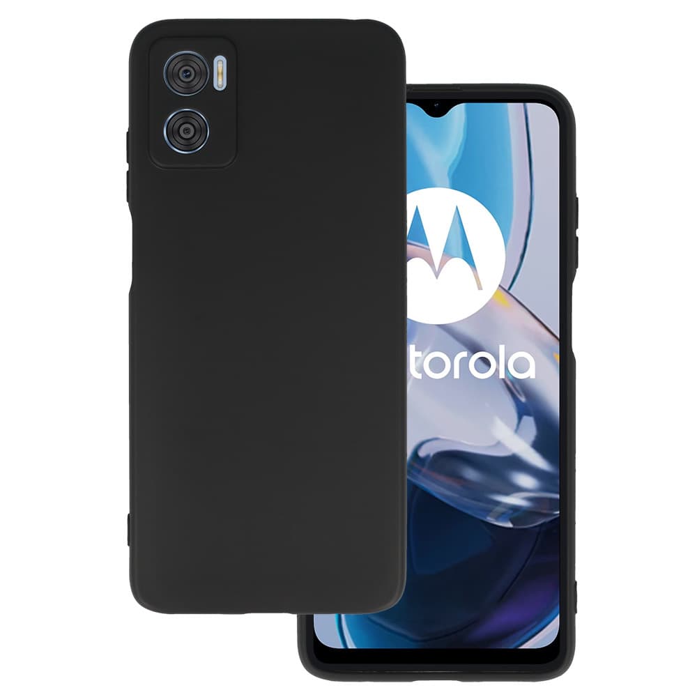 Zadní kryt MATT pro MOTOROLA E22/E22I Black - náhled 1