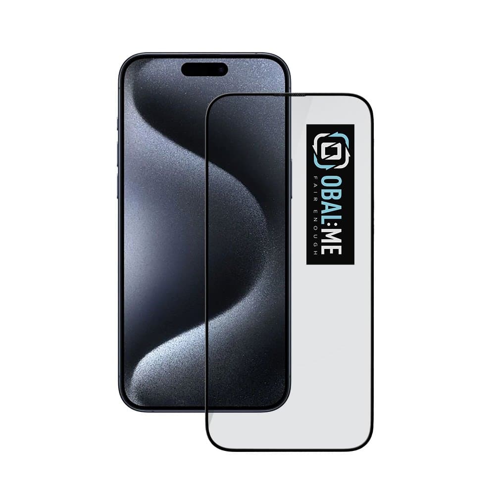OBAL:ME 5D Tvrzené Sklo pro Apple iPhone 15 Pro Black - náhled 1