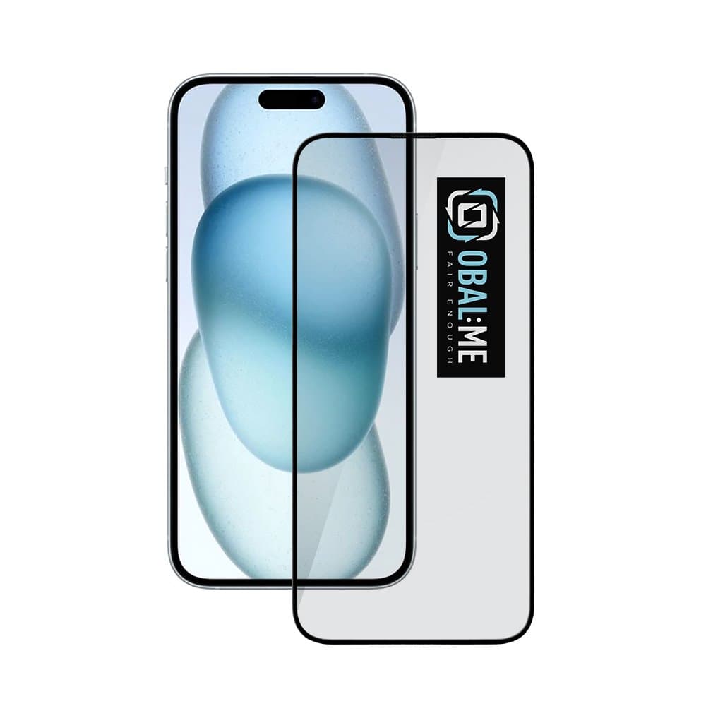 OBAL:ME 5D Tvrzené Sklo pro Apple iPhone 15 Plus - 16 Plus Black - náhled 1
