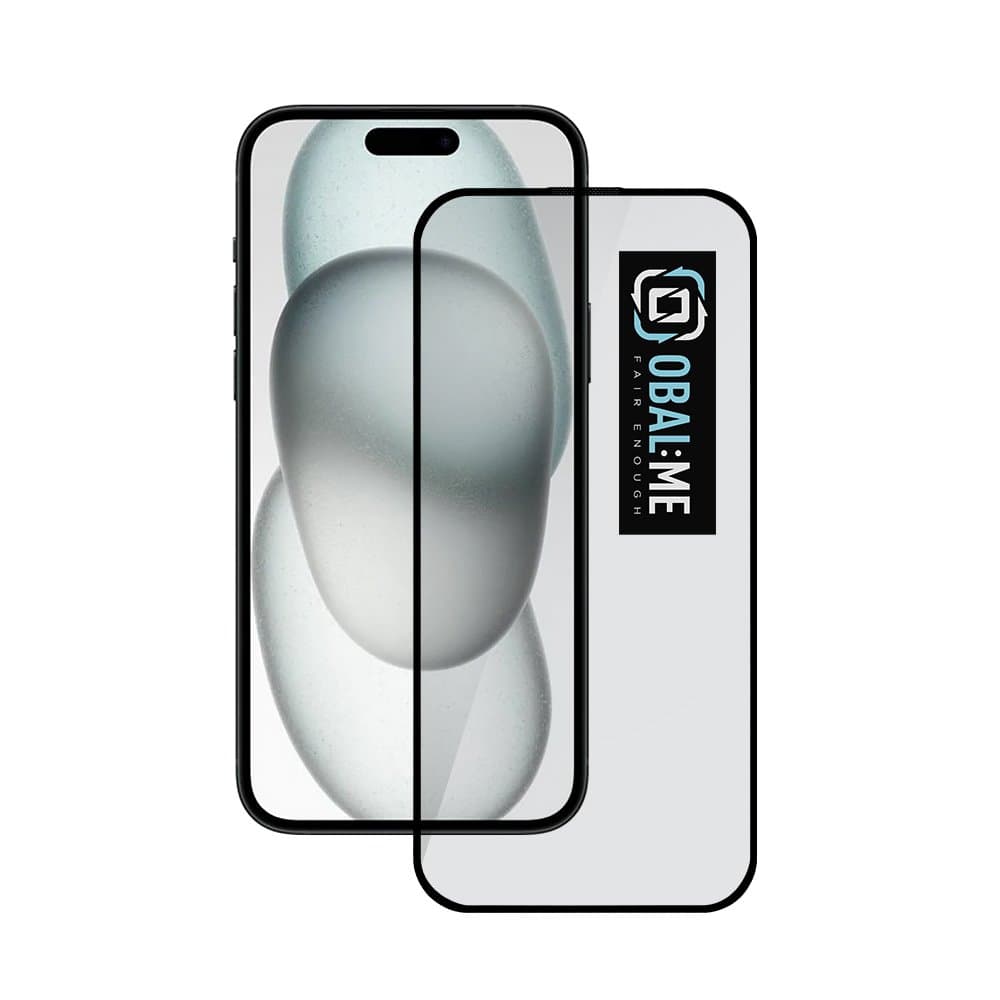 OBAL:ME 5D Tvrzené Sklo pro Apple iPhone 15 - 16 Black - náhled 1