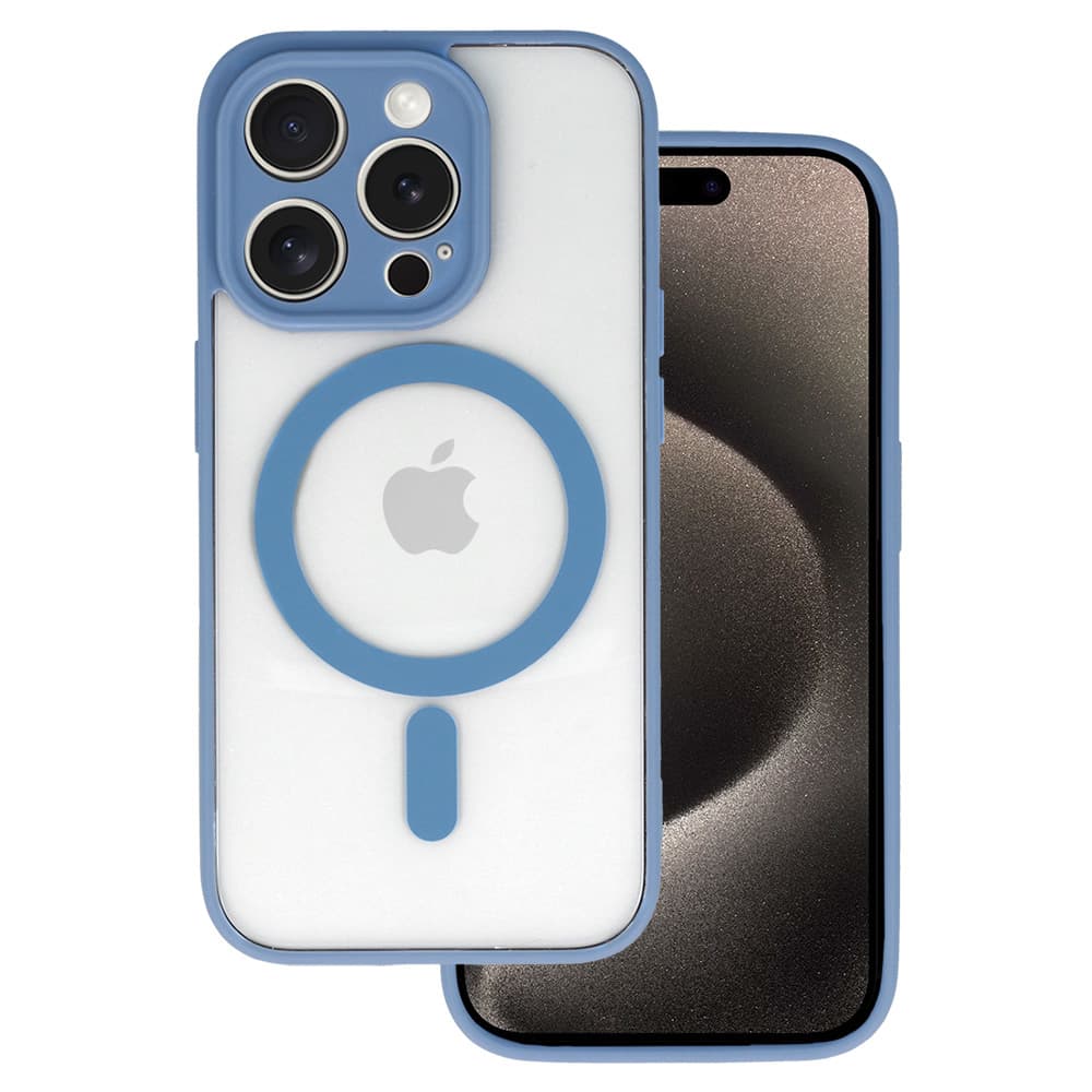 Zadní kryt Acrylic Color Magsafe pro Iphone 13 Pro Max světle modrý - náhled 1