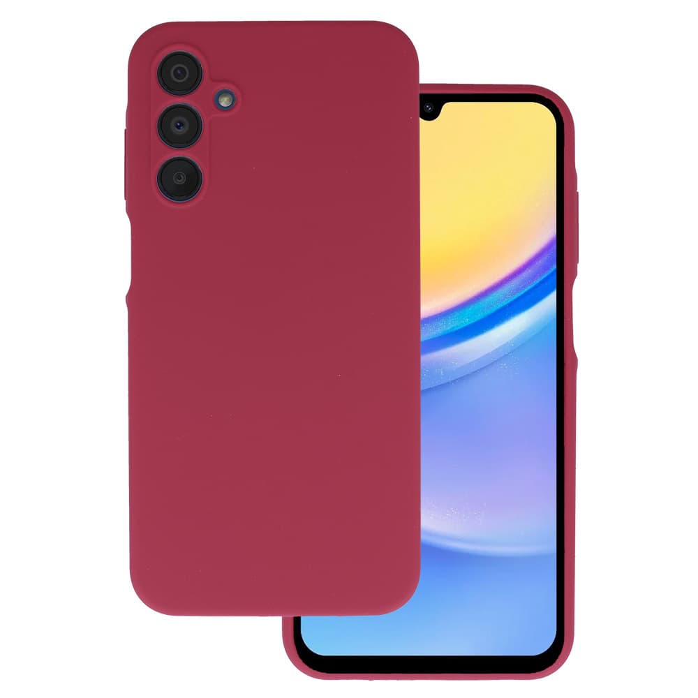 Silicone Lite Case pro Samsung Galaxy A15 4G/5G vínové - náhled 1