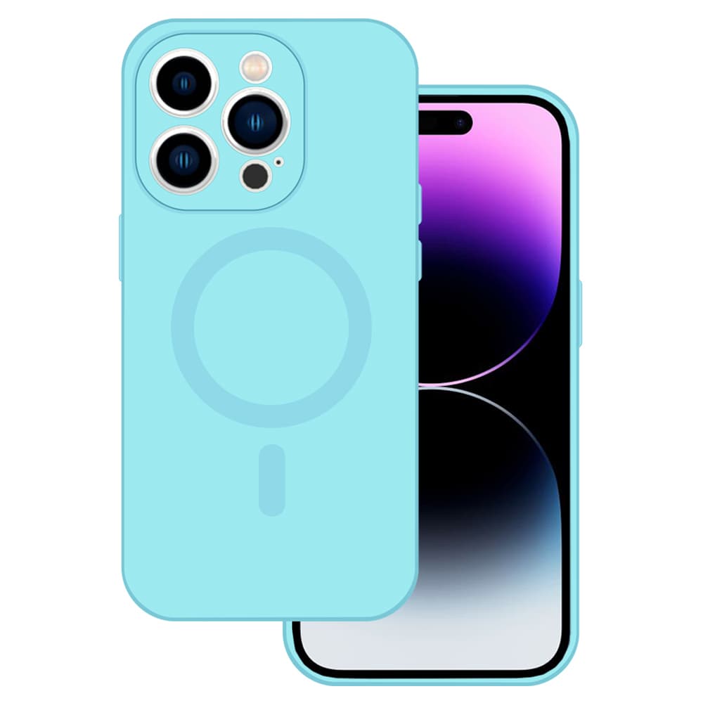 TEL PROTECT MagSilikonové pouzdro pro Iphone 14 Světle modré - náhled 1