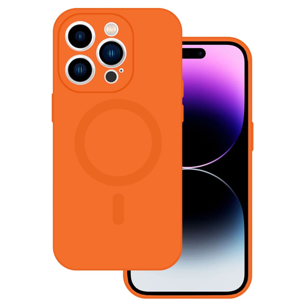 TEL PROTECT MagSilikonové pouzdro pro Iphone 14 Orange - náhled 1