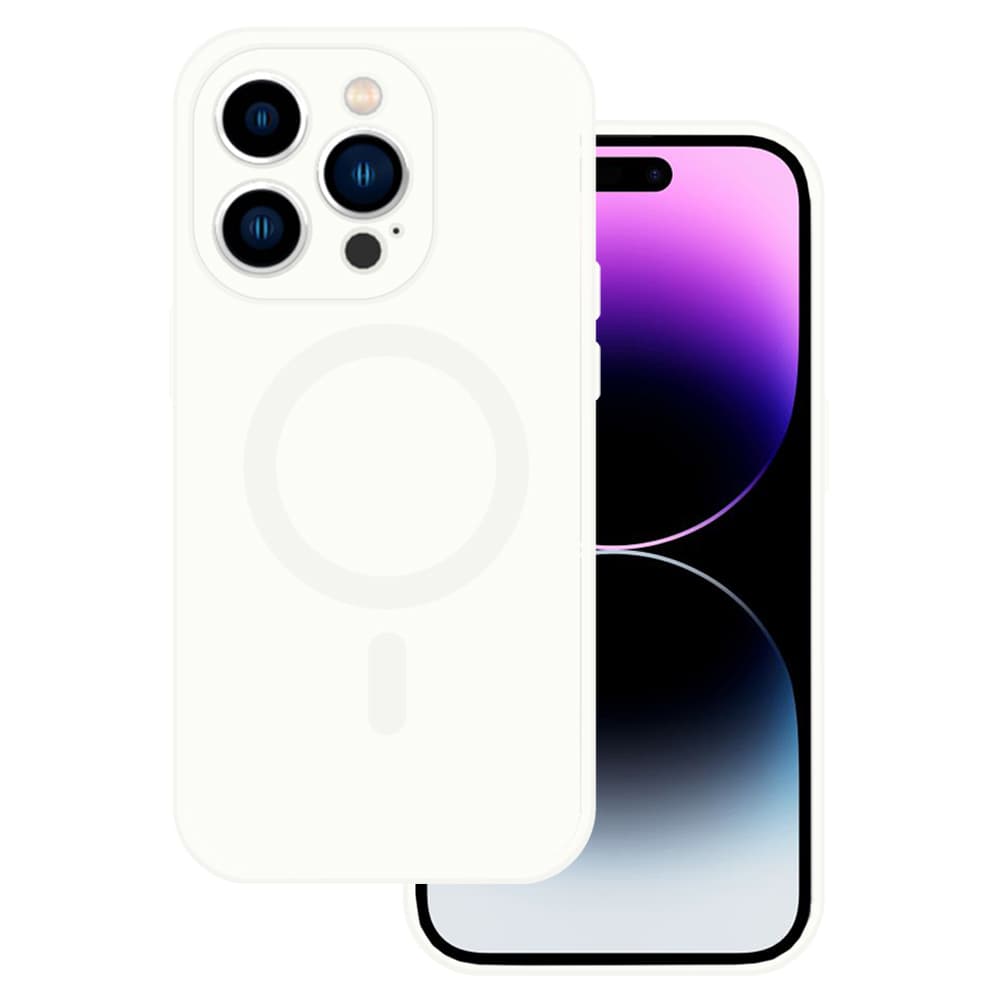 TEL PROTECT MagSilikonové pouzdro pro Iphone 15 Plus White - náhled 1