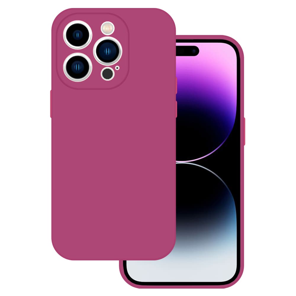 Tel Protect Silicone Premium pro Iphone 15 raspberry - náhled 1