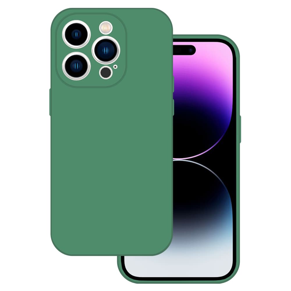 Tel Protect Silicone Premium pro Iphone 15 Pro Max dark green - náhled 1