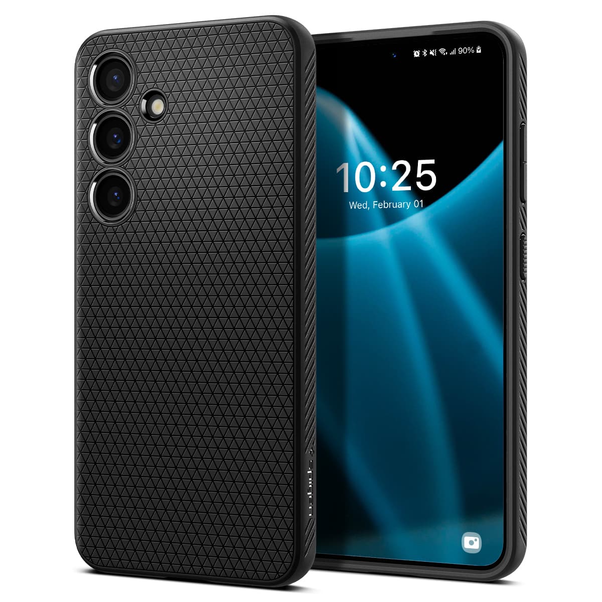 Pouzdro SPIGEN Liquid Air ACS07347 pro Samsung Galaxy S24 - matně černé - náhled 1