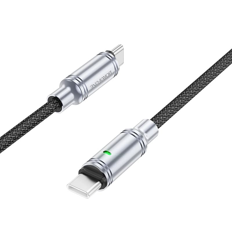 Borofone kabel BU40 Advantage - Typ C na typ C - 60W 3A 1,2 metru černý - náhled 1