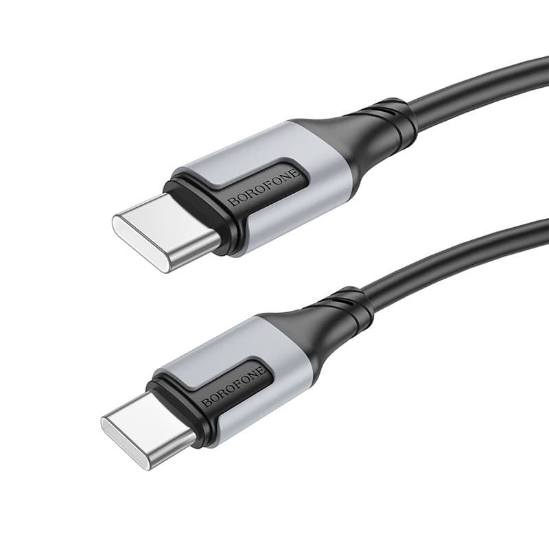 Borofone kabel BX101 Creator - typ C na typ C - 60W 3A 1 metr černý - náhled 1