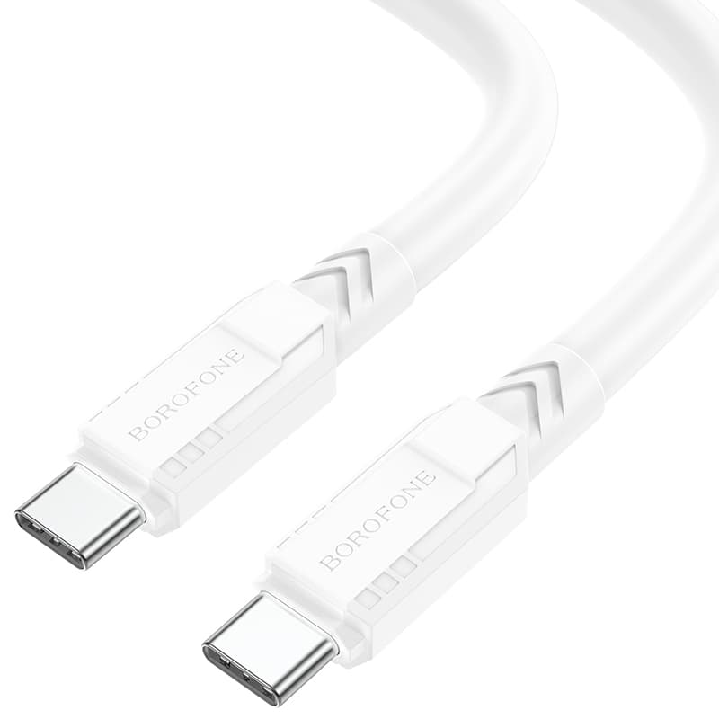 Kabel Borofone BX81 Goodway - typ C na typ C - PD 60W 3A 1 metr bílý - náhled 1