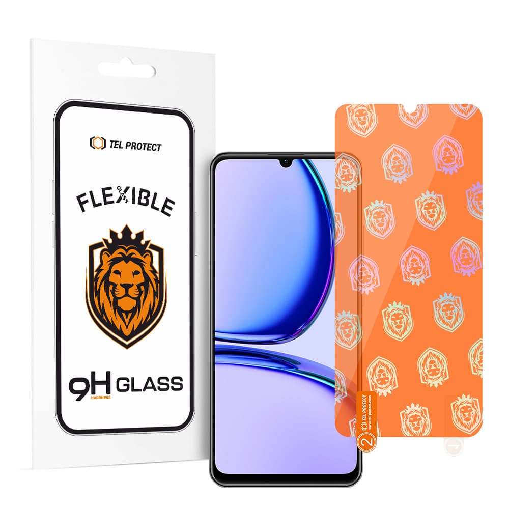 Tel Protect Best Flexible Hybrid Tempered Glass pro REALME C53 - náhled 1