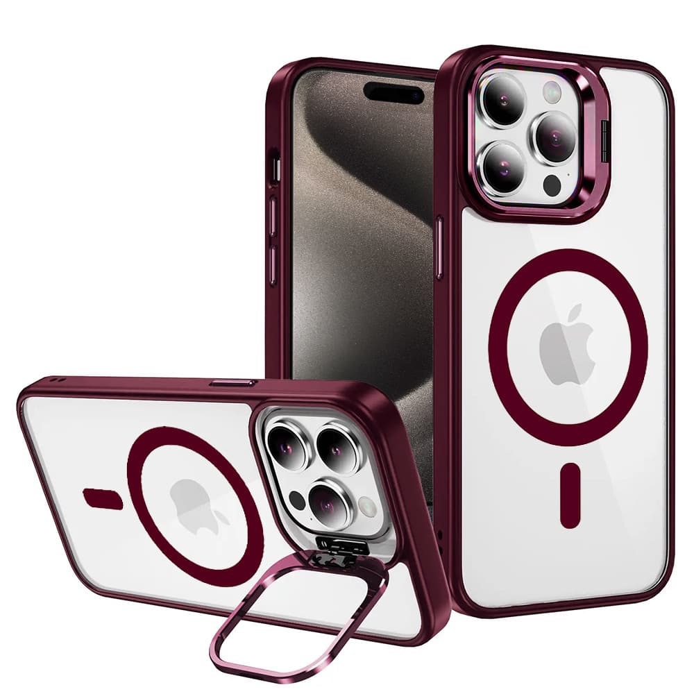 Tel Protect Kickstand Magsafe pouzdro pro Iphone 11 vínové - náhled 1