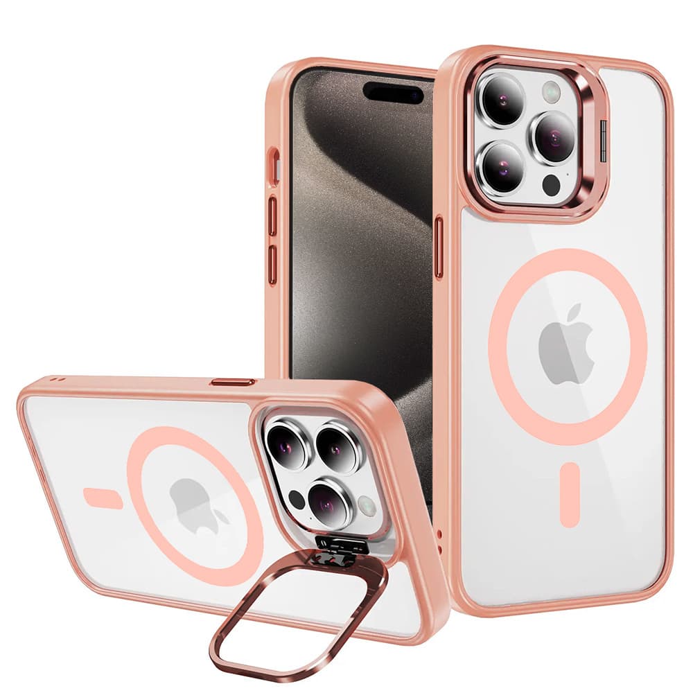 Tel Protect Kickstand Magsafe pouzdro pro Iphone 11 světle růžové - náhled 1