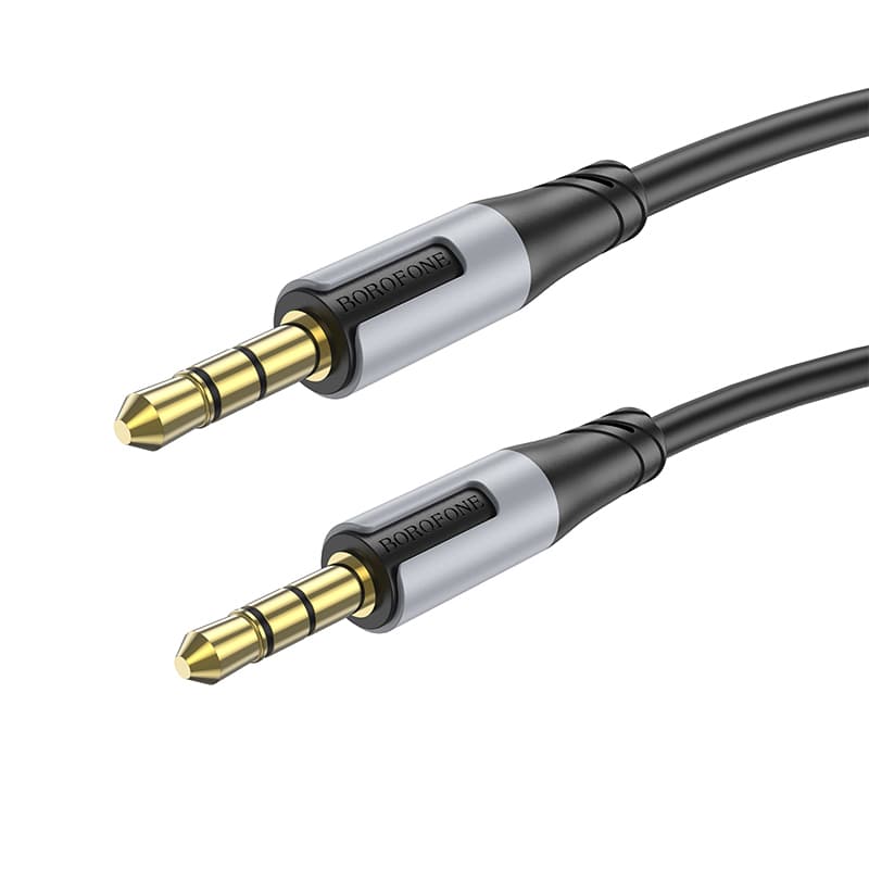 Audio kabel Borofone BL19 Creator jack 3,5 mm na jack 3,5 mm černý - náhled 1