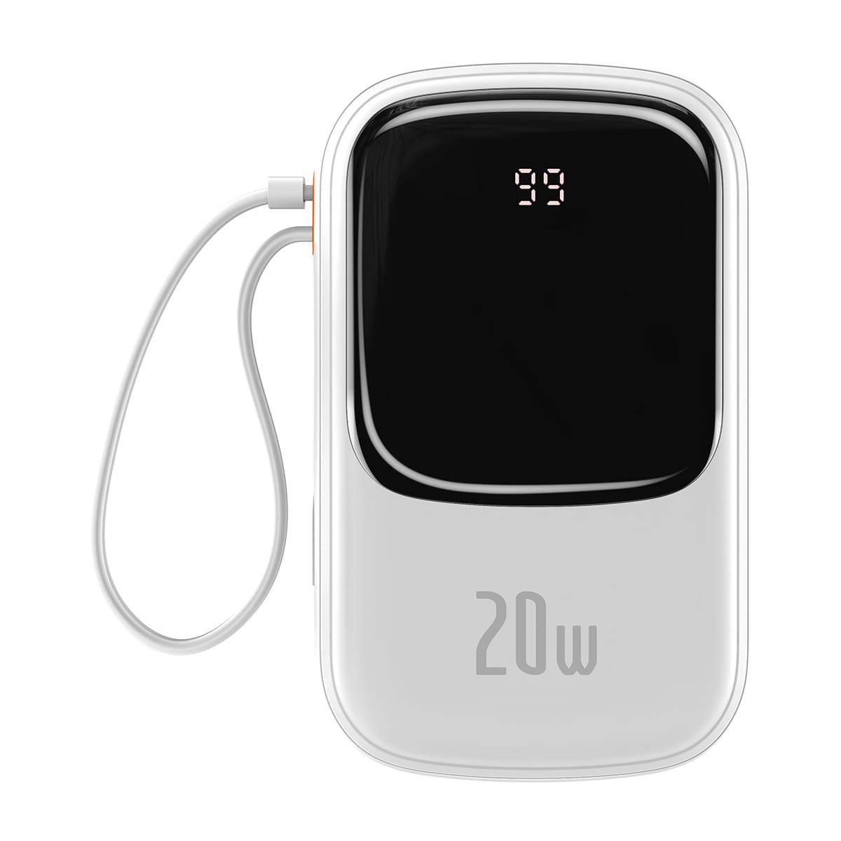 Powerbank Baseus Qpow Pro 20000mAh s kabelem Lightning (PPQD060202) 20W bílá - náhled 1