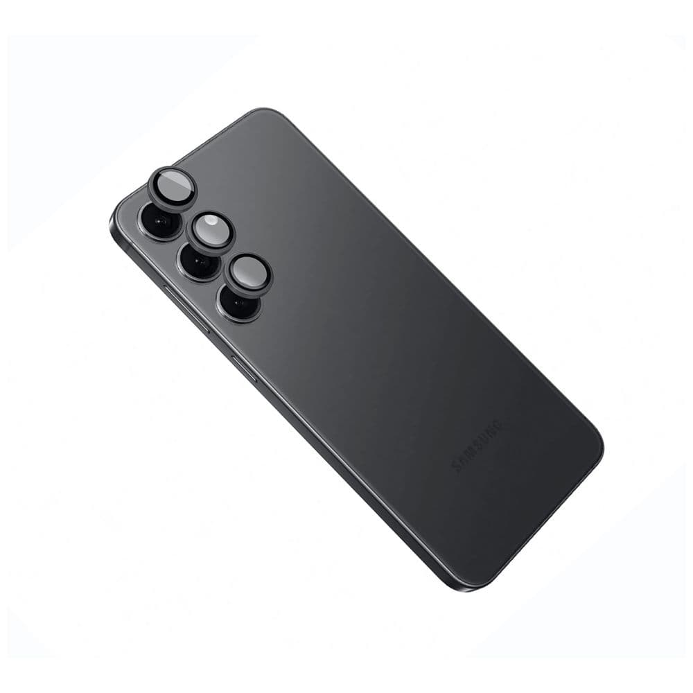 Ochranná skla čoček fotoaparátů FIXED Camera Glass pro Samsung Galaxy A55 5G, černá - náhled 1
