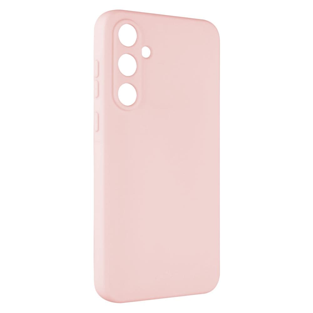 Zadní pogumovaný kryt FIXED Story pro Samsung Galaxy A35 5G, růžový - náhled 1
