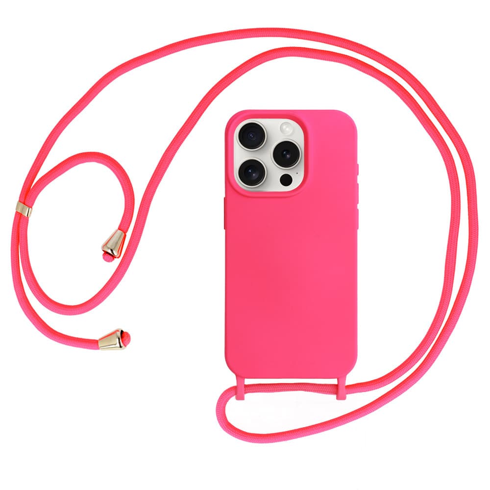 Pouzdro Strap D1 pro Iphone 15 růžové - náhled 1