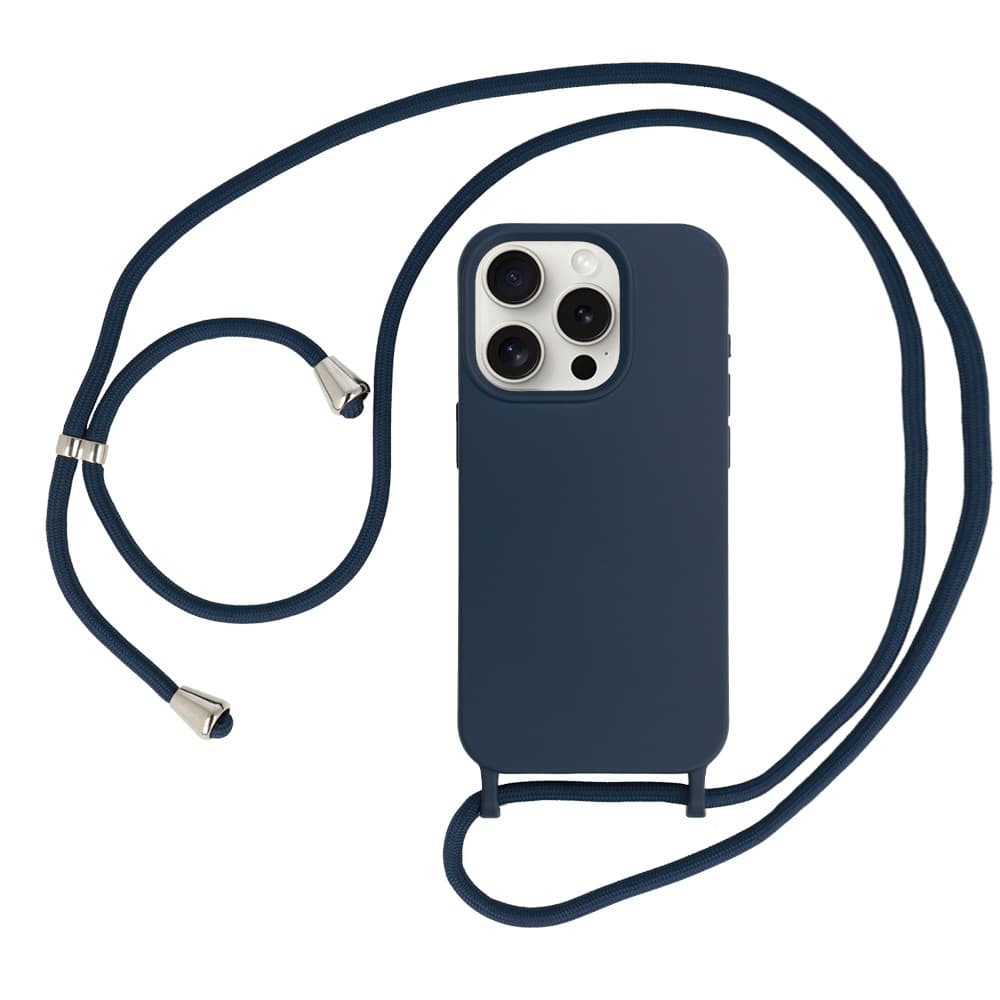 Pouzdro Strap D1 pro Iphone 15 Plus navy - náhled 1