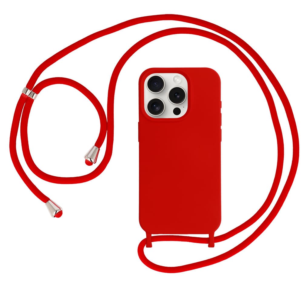 Pouzdro Strap D1 pro Iphone 15 Pro červené - náhled 1