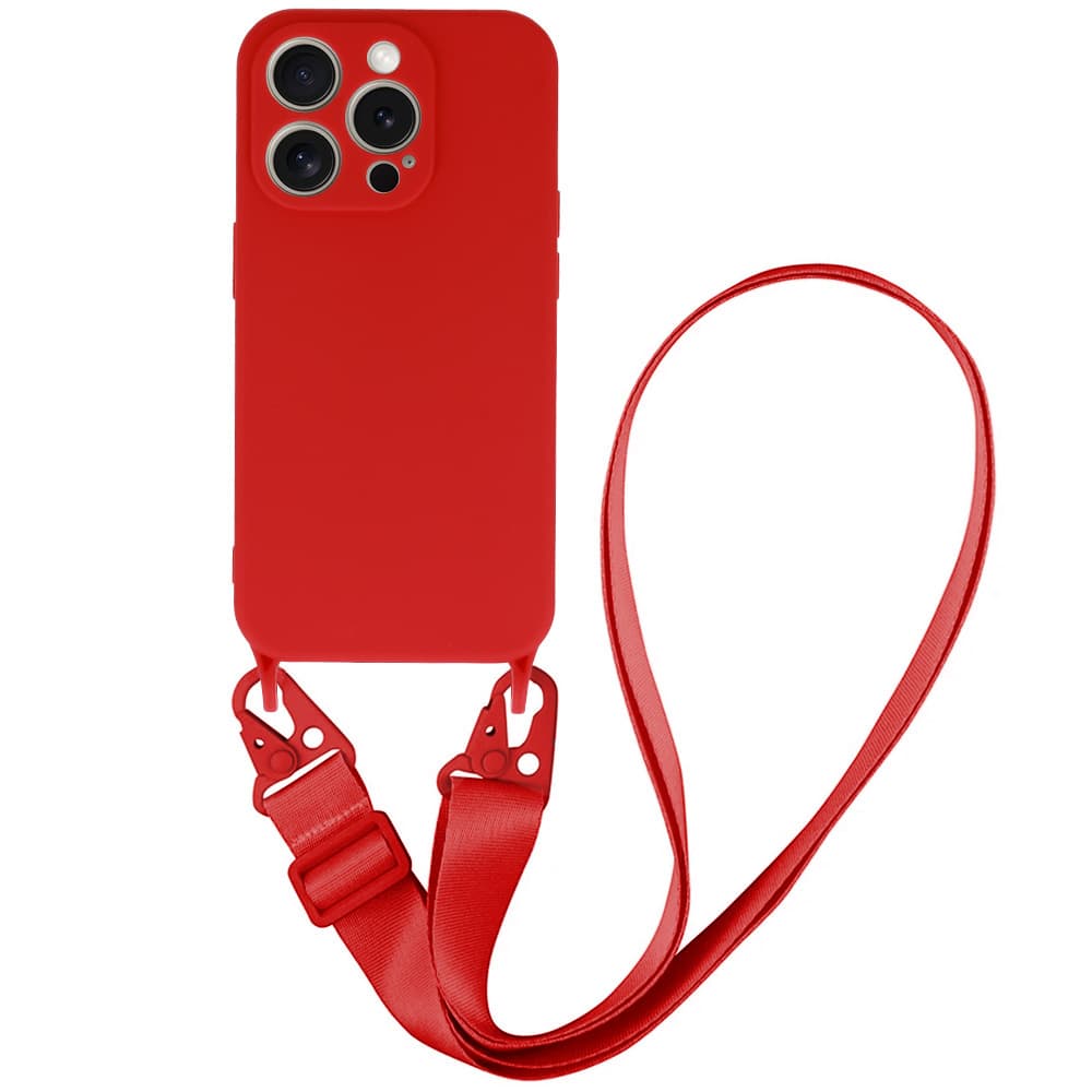 Pouzdro Strap D2 pro Iphone 15 červené - náhled 1